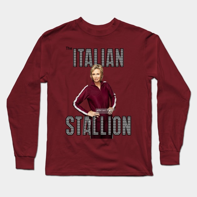 THE ITALIAN STALION Long Sleeve T-Shirt by Gary's Graphics